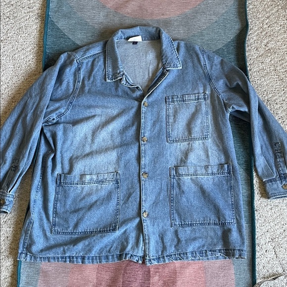 Universal Thread Light Blue Denim Utility Chore Jacket - Picture 7 of 11